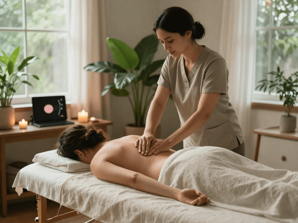 의정부출장안마 service providing relaxing Swedish massage at home with professional therapist in tranquil setting.