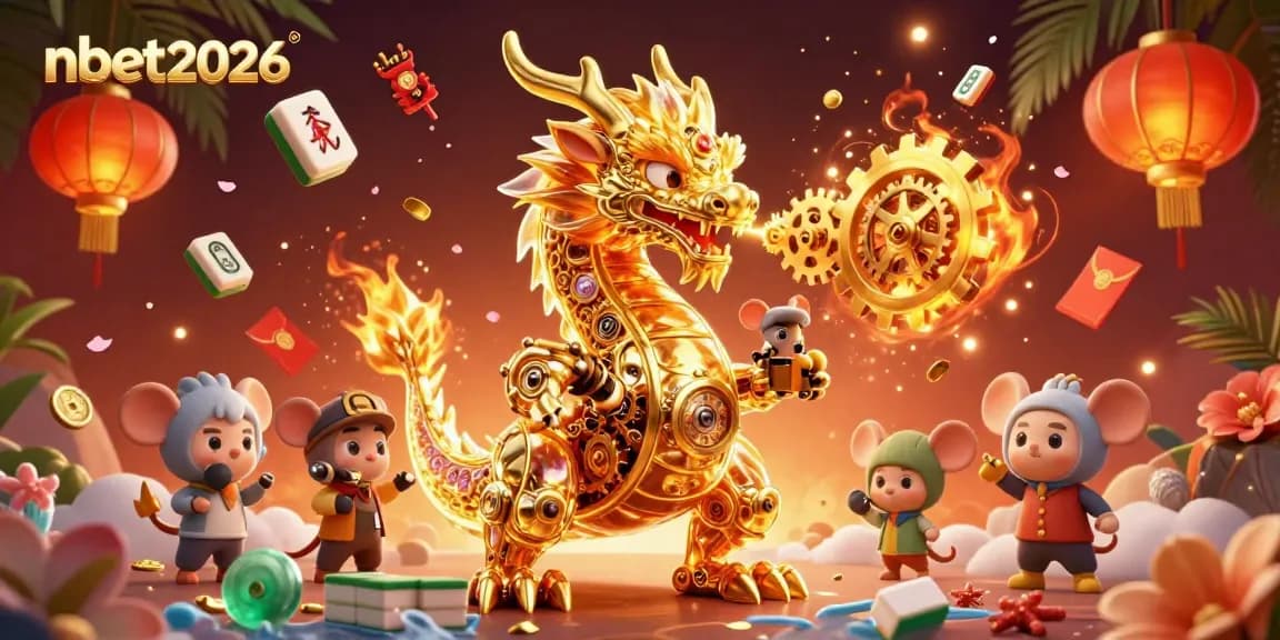 Engage in thrilling gameplay with nbet2026, featuring a golden dragon and engineered elements.