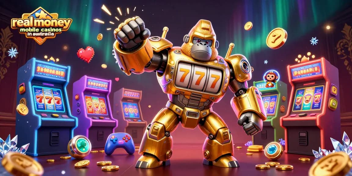Experience thrilling real money mobile casinos in Australia with explosive graphics and action.