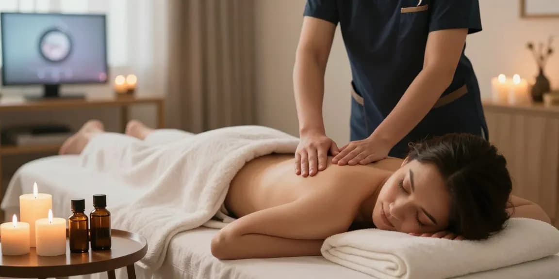 산본출장안마 service providing a soothing in-home massage experience with professional therapist.