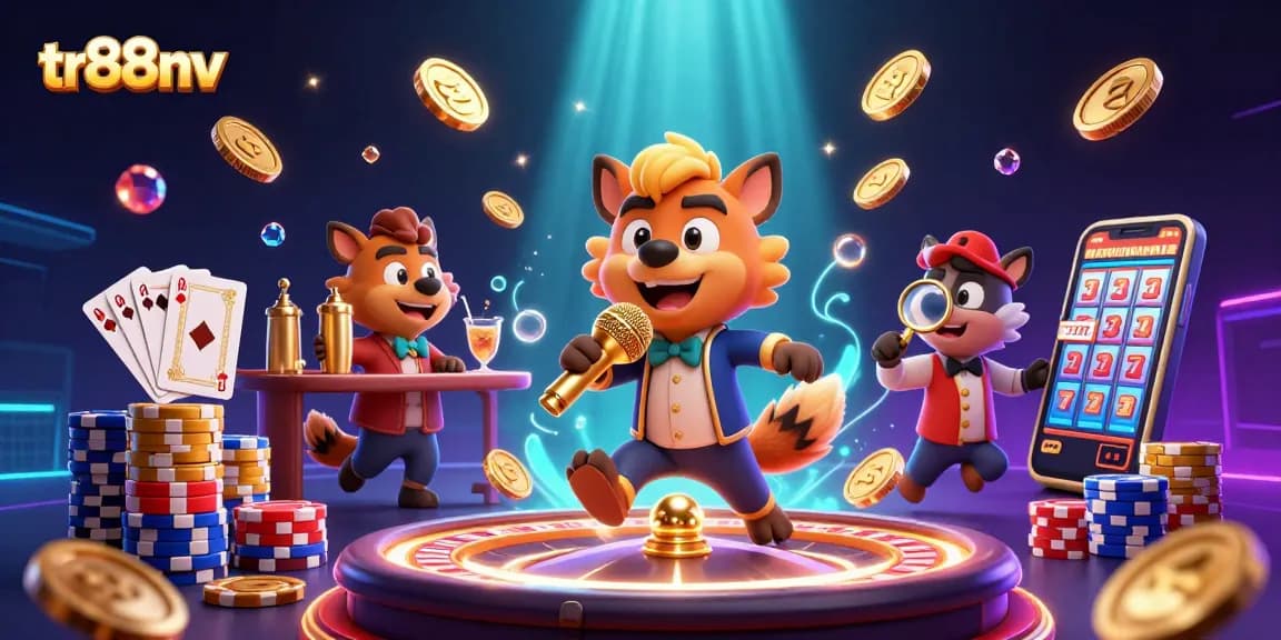 Experience the lively comedy casino scene at tr88nv with hilarious hyenas and dynamic games.
