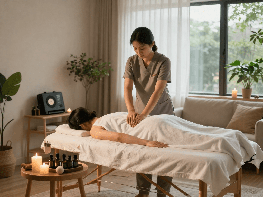 Enjoy a soothing 잠실출장마사지 experience in a comfortable home setting.