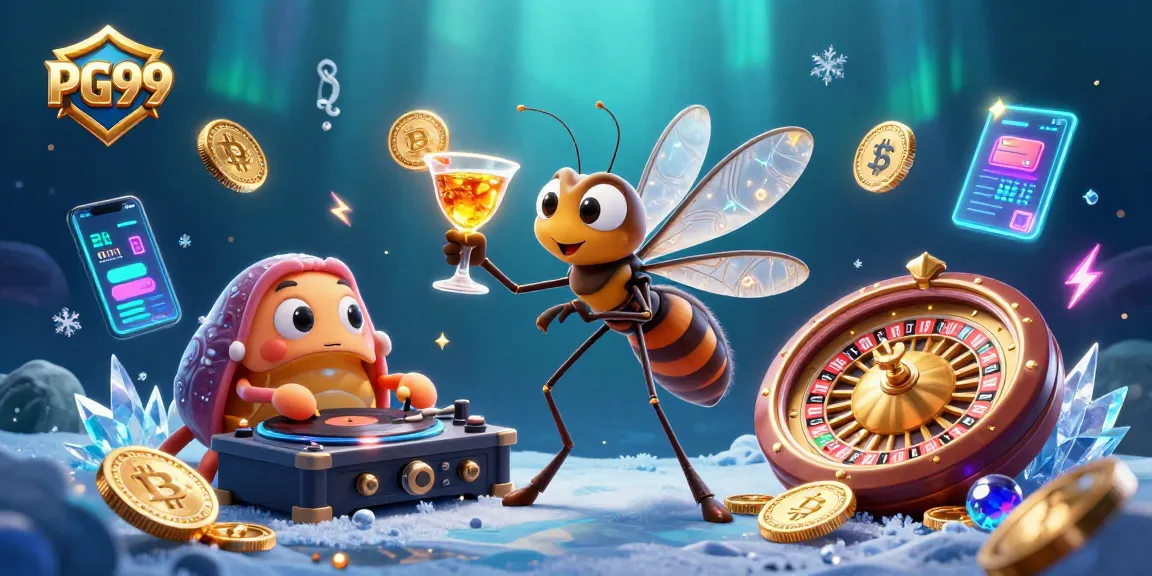 Experience thrilling gameplay at PG99 featuring animated characters in a vibrant casino scene.