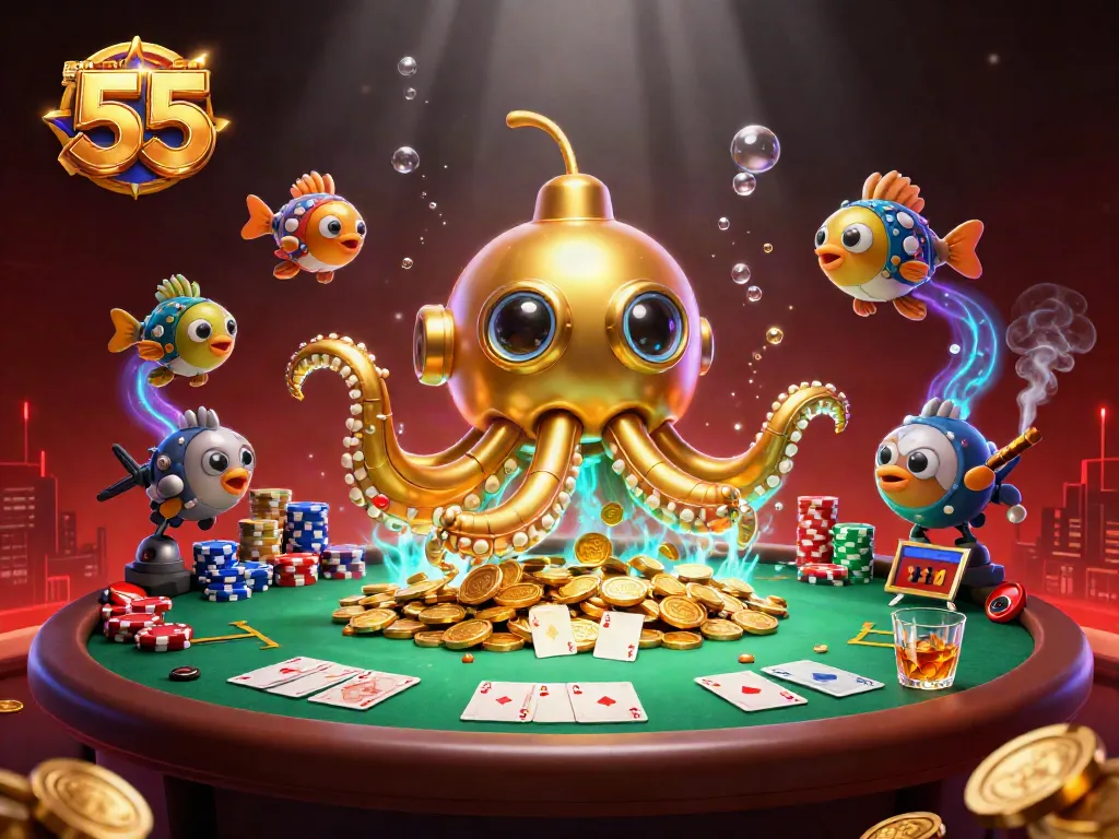 Engage with ty le keo nha cai 55 and explore vibrant casino action in a magical underwater scene.