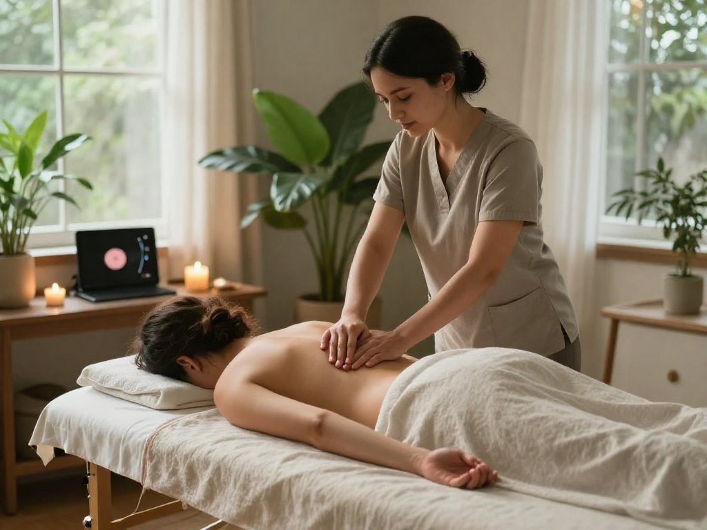 의정부출장안마 service providing relaxing Swedish massage at home with professional therapist in tranquil setting.