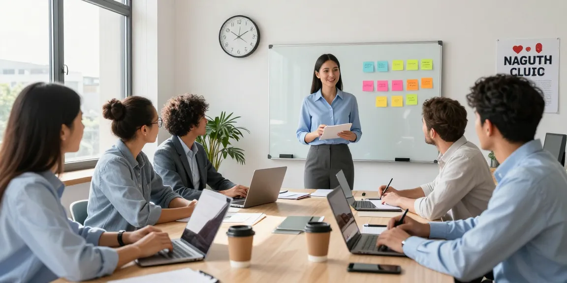 Diskussion über respektvollen Arbeitsplatz mit vielfältigem Team in modernem Büro.