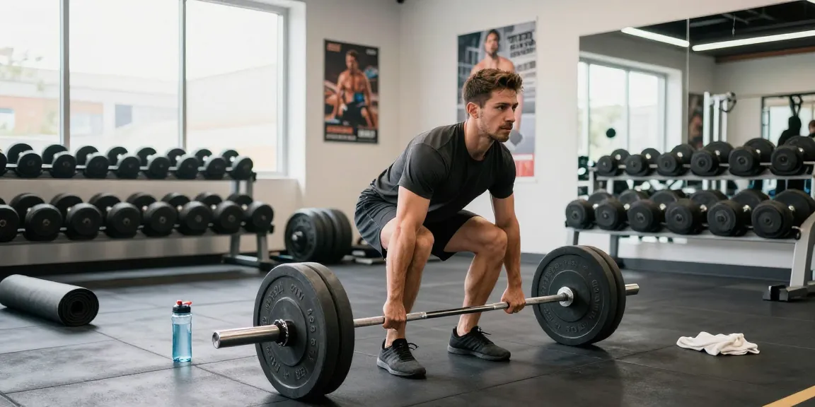 Anabolika Shop showcasing a dedicated bodybuilder lifting weights in a modern gym setting to enhance muscle gains.
