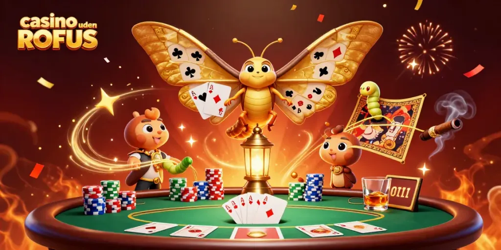 Play thrilling games at casino uden ROFUS with a rich atmosphere and vibrant elements.