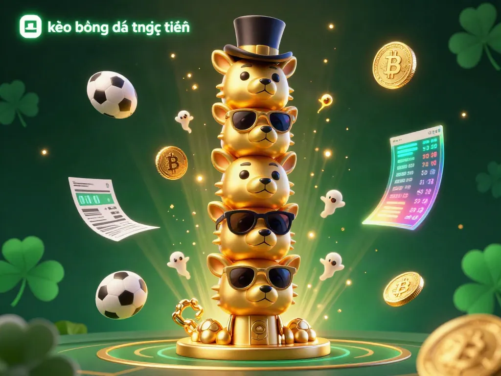 Experience the excitement of sports betting with kèo bóng đá trực tuyến, where animated animal totems bring lively casino action to life.