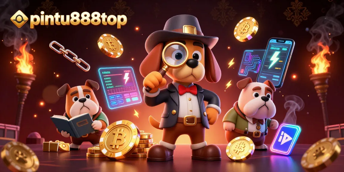 Engage with exciting gameplay at pintu888top as a detective uncovers poker chip treasures.