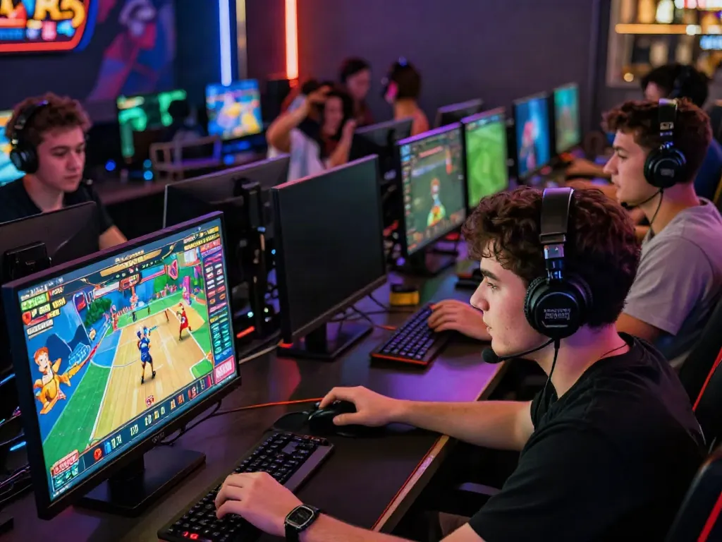 Engaged players experiencing uk 88's dynamic online gaming environment with vibrant graphics and live interactions.