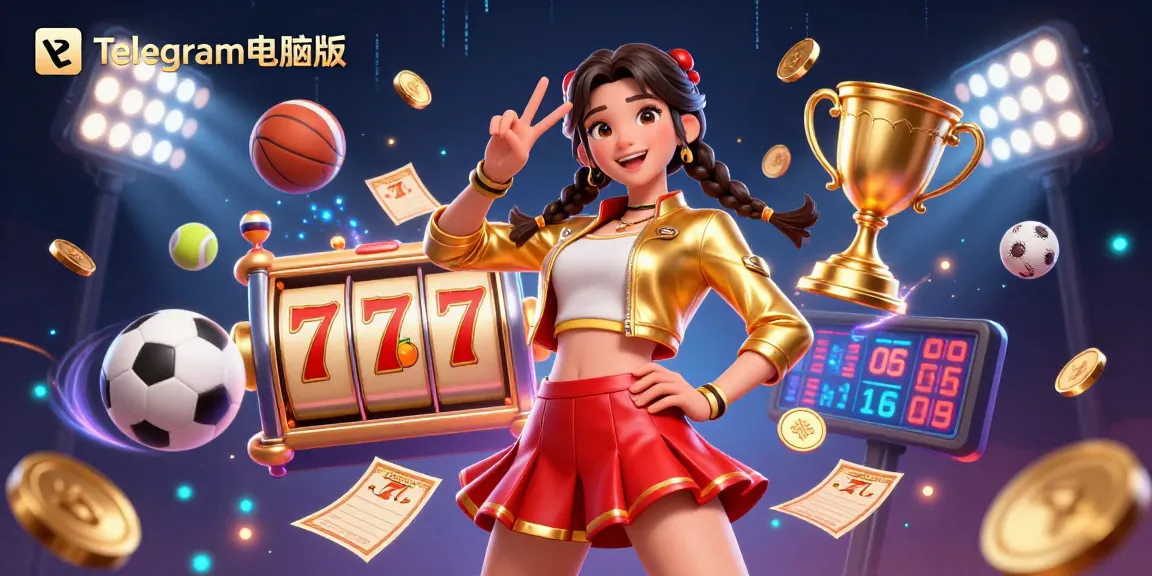 通过Telegram电脑版赢得丰厚奖励，生动的3D角色让老虎机和兴奋感栩栩如生。