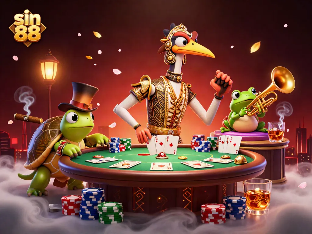 Engage with sin 88 to win big at a vibrant casino with 3D characters and rich game elements.