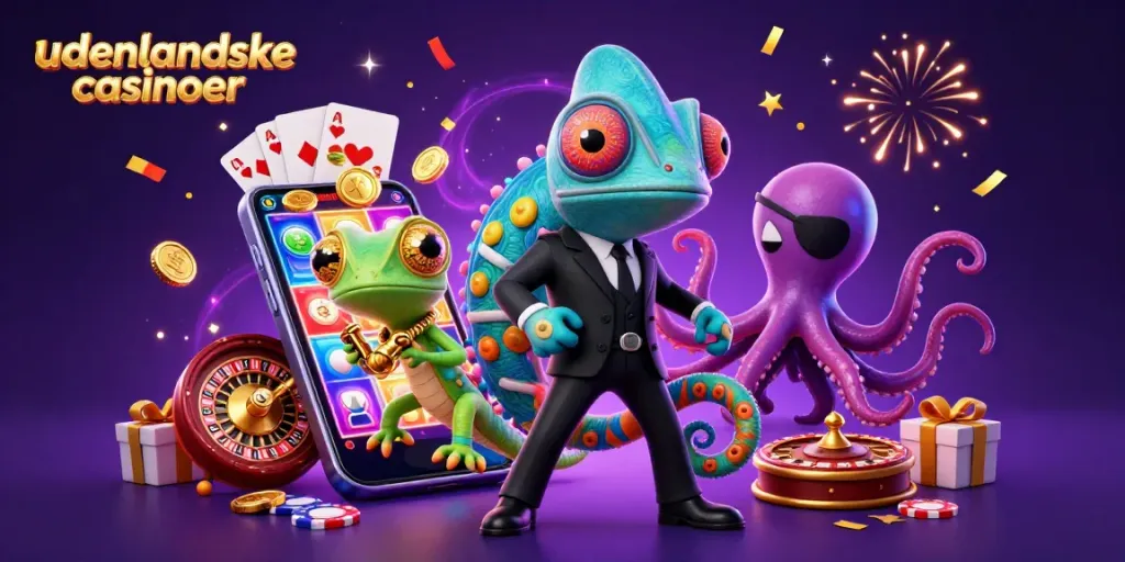 Experience the thrill of udenlandske casinoer with vibrant characters and dynamic gaming elements.