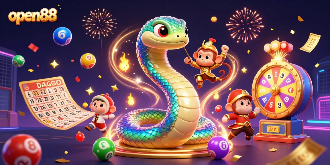Experience thrilling moments with open88 through colorful lottery elements and dynamic casino visuals.