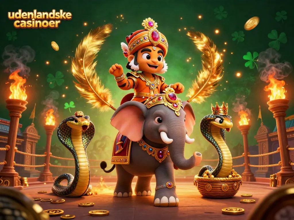 Experience the excitement of udenlandske casinoer with vibrant 3D characters and immersive gambling elements.