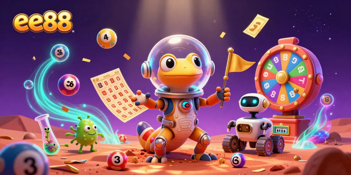 Engage with ee88 casino adventures featuring a Martian gecko and lottery elements.