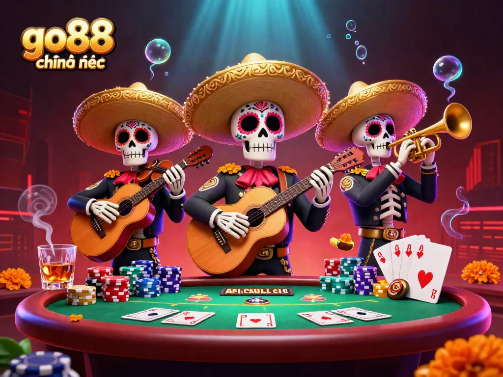 Engage with go88 chính thức as a lively mariachi band enhances the casino experience.