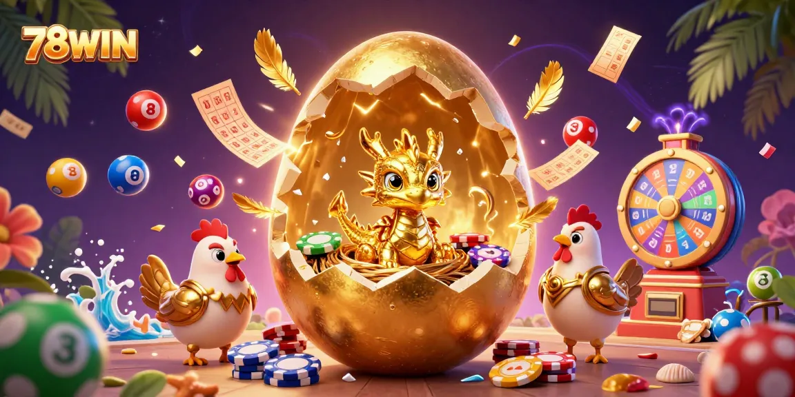 Engage with 78WIN as the golden dragon reveals riches amid vibrant gambling elements.